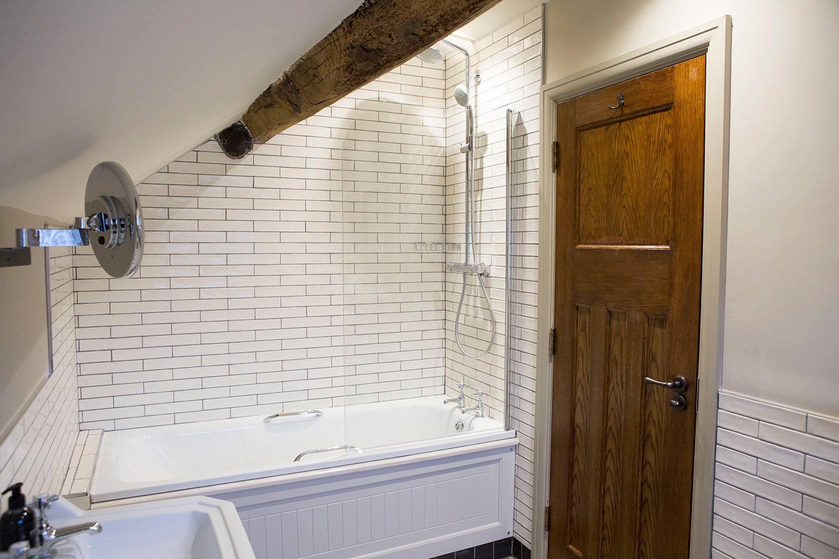 Newly-refurbished ensuites come as standard with all premium rooms at the Legh Arms